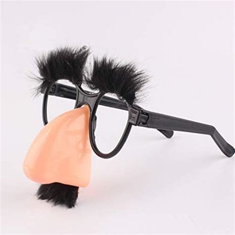 Disguise Moustache Glasses With Big Nose Fake Nose Eyebrow Eyewear Party Eyeglass Cosplay Party ...