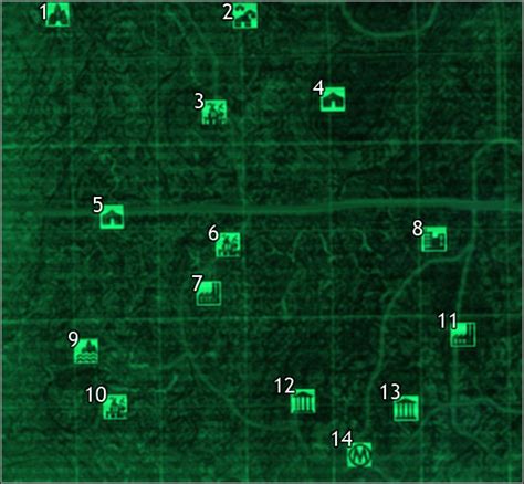 Fallout 3 Bobblehead Map