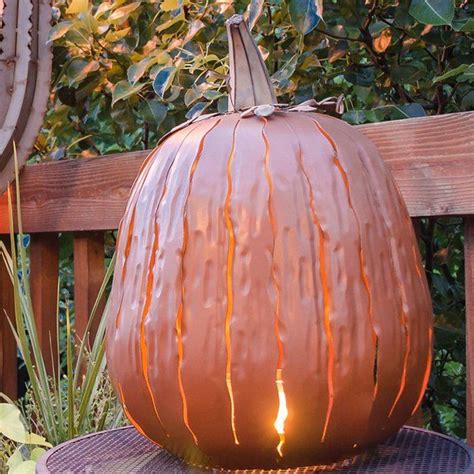 Desert Steel Great Pumpkin Lantern Decoration & Reviews | Wayfair | Outdoor holiday decor, Light ...