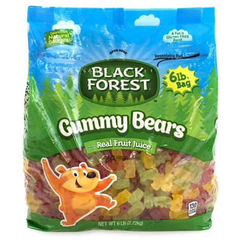 Black Forest Gummy Bears 6 lb | Gummy bears, Black forest, Ferrara candy