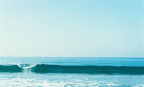 sea wave, daytime, blue, sea, ocean, water, waves, sunshine | Piqsels