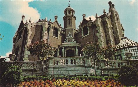 The Haunted Castle at Disney World Vintage by postcardsofthepast