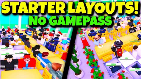 [Lvl 1 - 30] The STARTER And BEGINNER Layouts You Need (NO GAMEPASS)! My Restaurant Roblox - YouTube