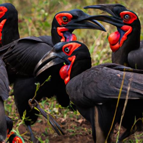 Ground Hornbill: Majestic Birds of the Savanna