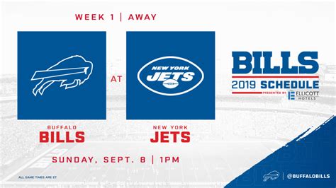 10 things to know about the Bills 2019 regular season schedule