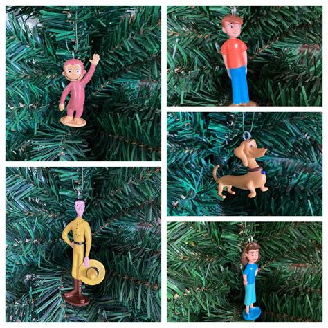 Curious George Christmas Ornaments Set of 10 Purchase | Etsy