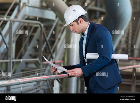 industrial worker in factory Stock Photo - Alamy