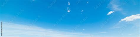 blue sky with some clouds Stock Photo | Adobe Stock