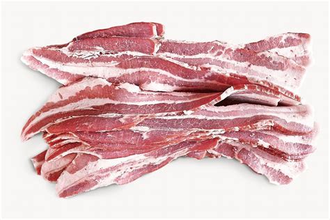 Bacon slices, raw processed meat | Free Photo - rawpixel