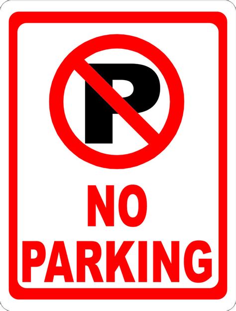 No Parking Sign with Symbol – Signs by SalaGraphics