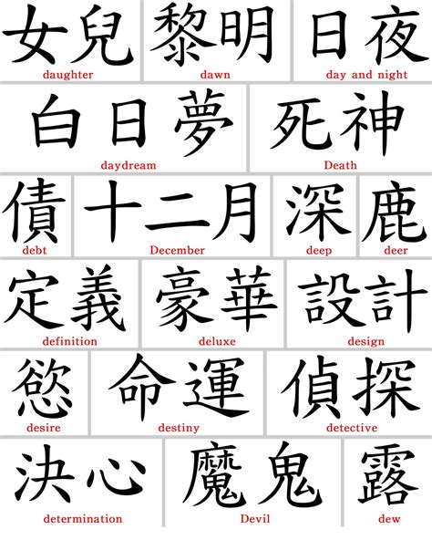 TATTOOS: Chines Symbol Tattoos And Kanji Symbol Tattoos