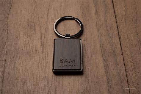 Personalized Laser Engraved Wooden Key Chain | Customized Keyring Gift