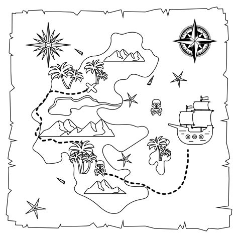 Printable Treasure Map Template - prntbl.concejomunicipaldechinu.gov.co