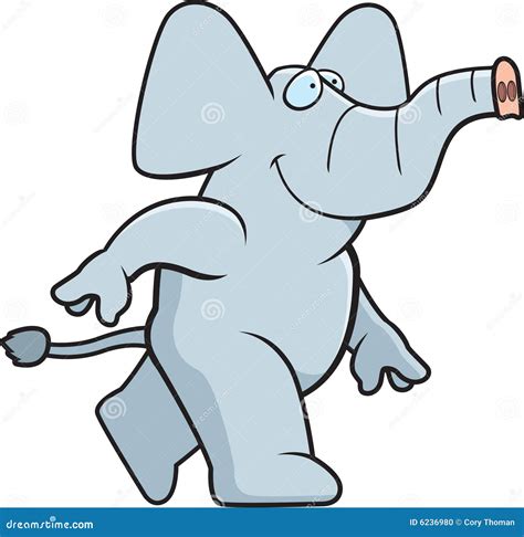 Elephant Walking Stock Photo - Image: 6236980