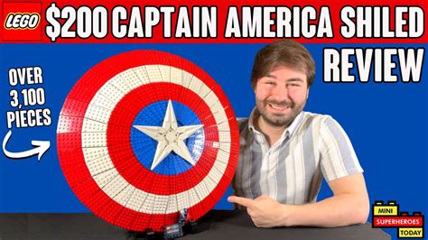 REVIEW: $200 LEGO Captain America Shield Set 76262 - YouTube