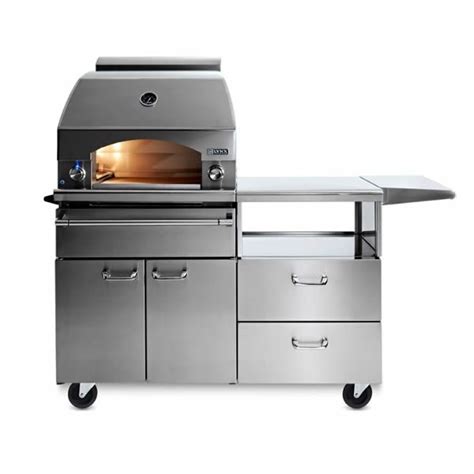 Lynx Napoli Cart-Mount Gas Pizza Oven | Woodland Direct