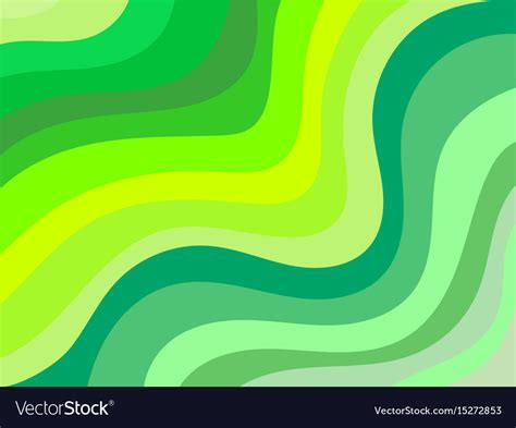 Wavy background shades of green Royalty Free Vector Image