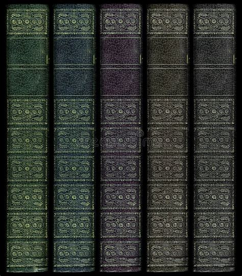 Multi Colored Vintage Book Spines Stock Image - Image of ancient, literature: 3838375