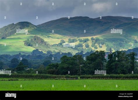 Landscape in the Scottish Lowlands Scotland UK Stock Photo - Alamy