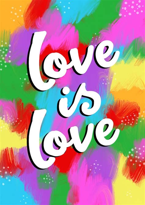 Love is Love - Art by Carmel Behan