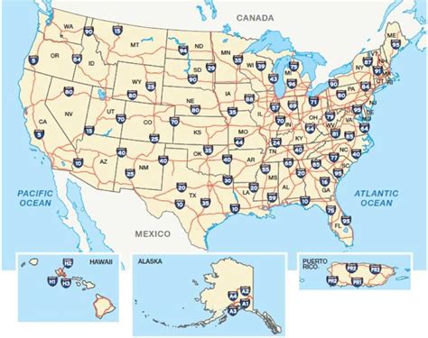 National Highway System Map