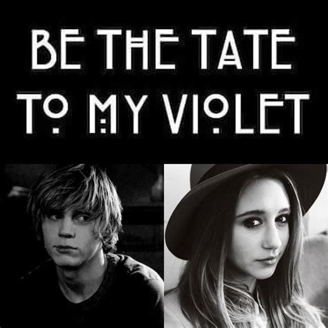 Tate Langdon and Violet Harmon ️ | American horror story, Tate and violet, Evan peters