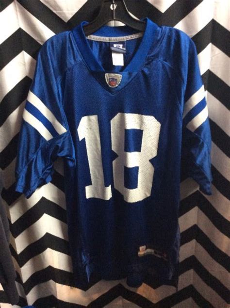 Reebok Football Jersey – Indianapolis Colts – Peyton Manning – #18 ...