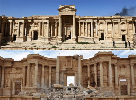 Palmyra: before and after photos... - People's Daily, China