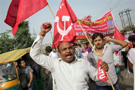 Biggest strike in India in two years as millions of workers protest ...