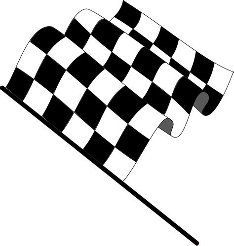Checkered Flag Png Vector - Checkered Waving Flags Abali Racing Wavy | Bodbocwasuon