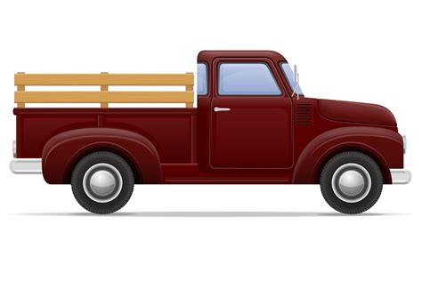 old retro car pickup vector illustration 510355 Vector Art at Vecteezy