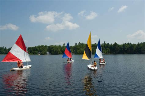 Sailing at Tripp Lake | A Maine Summer Camp for Girls