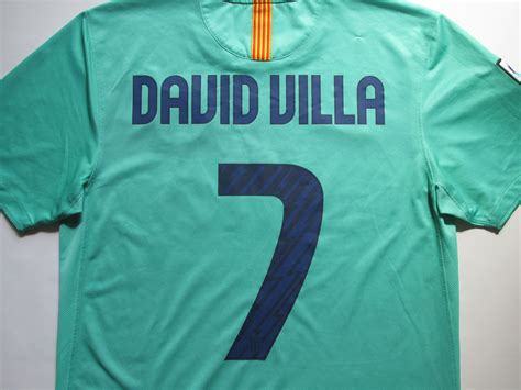 Barcelona 2010/2011 away football shirt David Villa #7 by Nike FCBarca ...