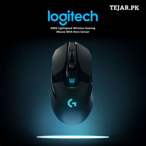 The Logitech G903 wireless gaming mouse features the latest optical ...