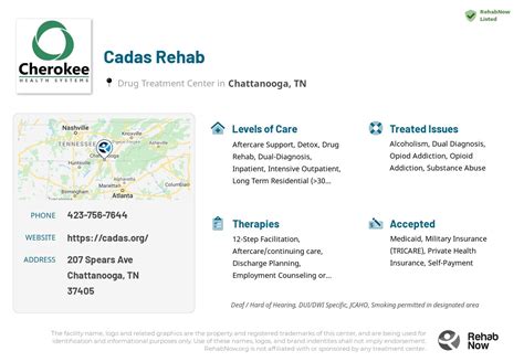 Cadas Rehab in Chattanooga, Tennessee