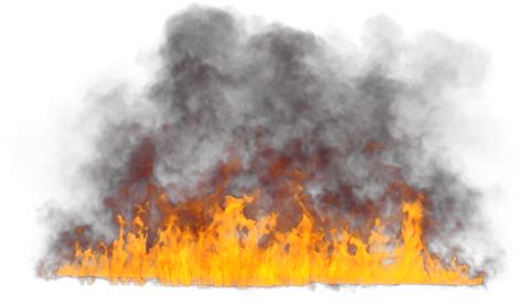 Burning Smoke Fire PNG Transparent Background | CBEditz