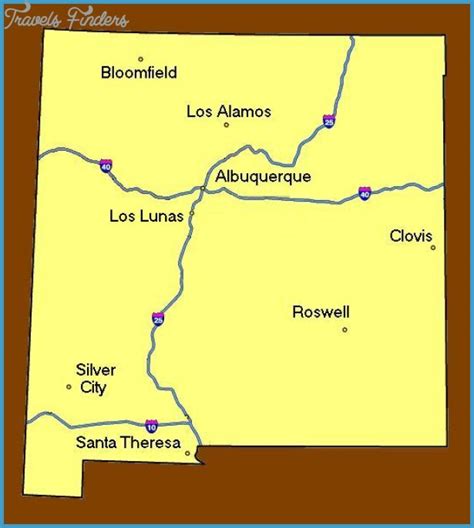 Los Alamos New Mexico Map - TravelsFinders.Com