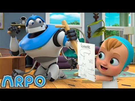 ARPO Breaks The Coffee Table! | ARPO The Robot | Funny Kids Cartoons ...