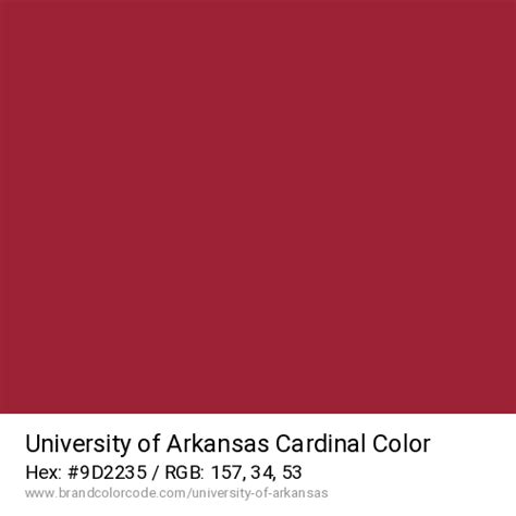 University of Arkansas Brand Color Codes » BrandColorCode.com