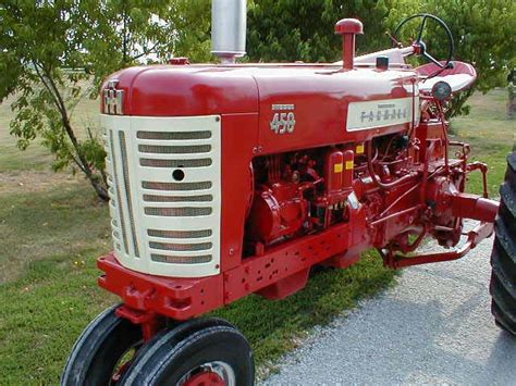 Restored Farmall 450 tractor for sale