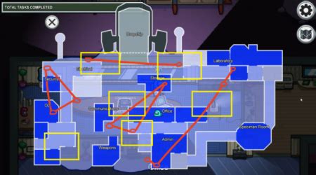Among Us Vent Locations Map | AlfinTech Computer