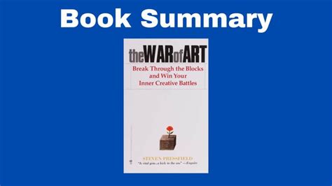 Book Summary: The War of Art by Steven Pressfield - Eric Sandroni