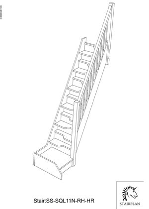 Space Saving Staircases with Turn | Attic stairs, Space savers, Space saving staircase