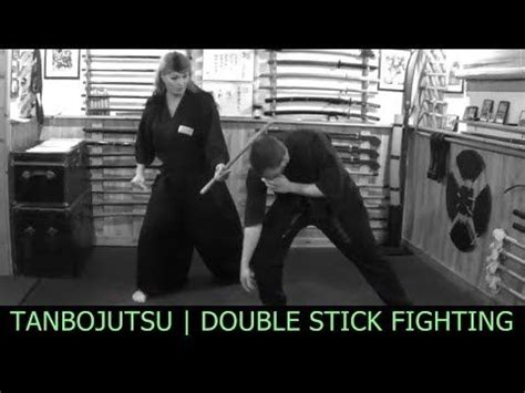 Double Stick Fighting Techniques | Tanbojutsu | Outside Deflect & Counter | Filipino martial ...