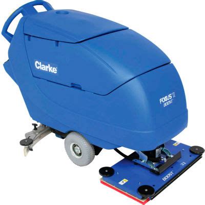 Clarke®FOCUS®II Cylindrical Walk-BehindBattery Floor Scrubber,28 ...