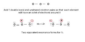 Chemistry Net: Simple method for writing Lewis Structures – Ozone O3 ...