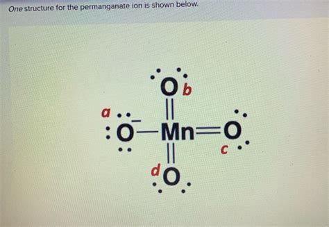 Permanganate Lewis Structure