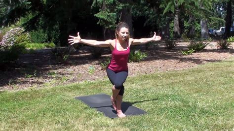 Yoga: Eagle Pose (Garudasana) - YouTube