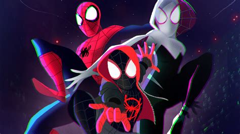Miles Morales Spider-Gwen Peter Parker Spider-Man: Into the Spider-Verse 4K #27245
