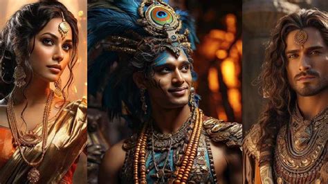 From Krishna To Draupadi, AI Reimagines The Epic Of Mahabharata That ...